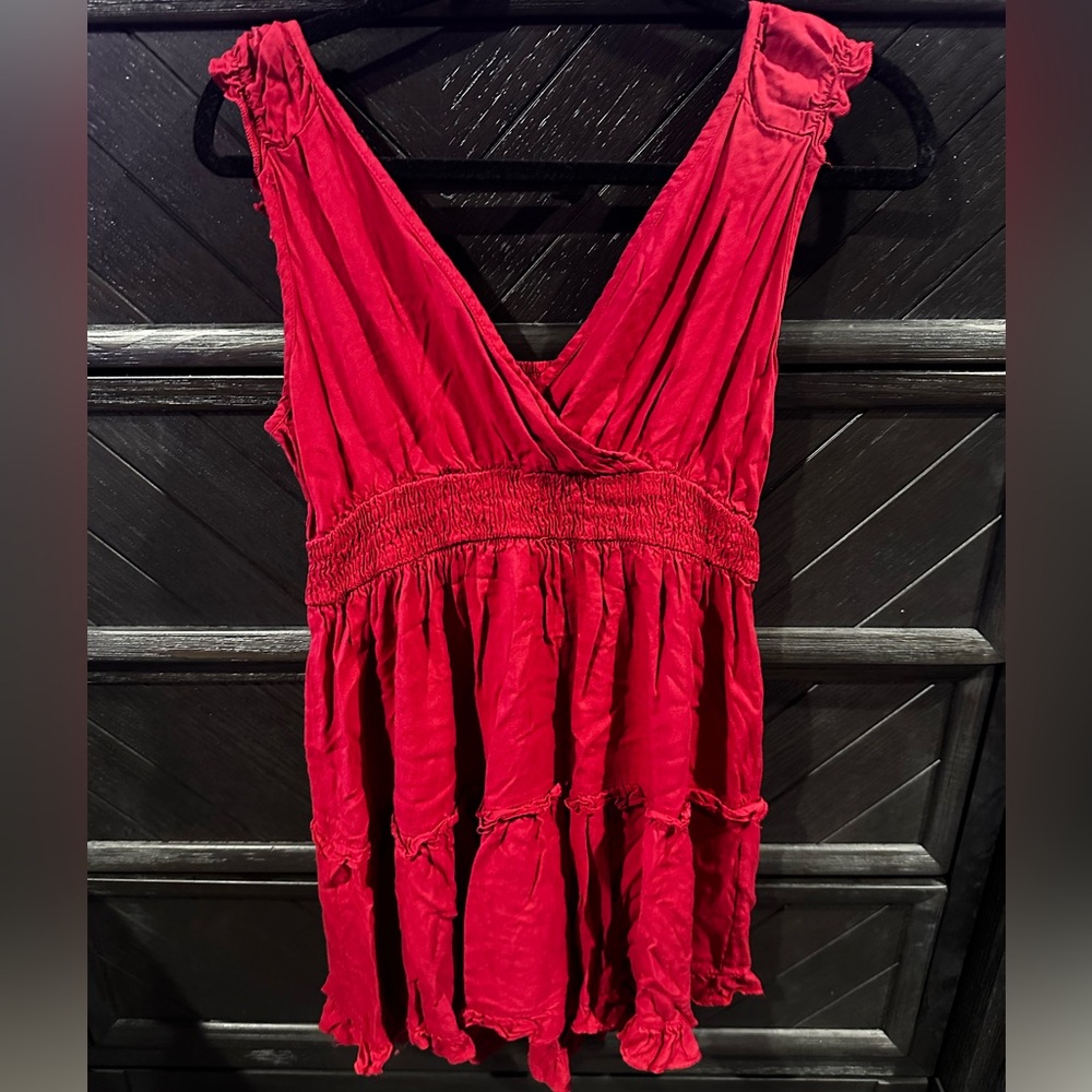 Red sundress